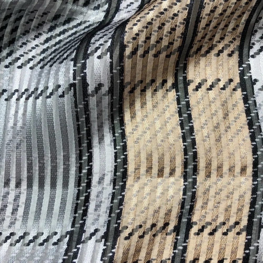 Mixed Pattern Silk Scarf